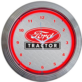 Neonetics Ford Tractor Neon Clock - 8FTRCT