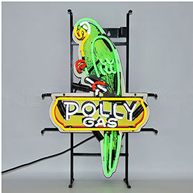 Neonetics Shaped Polly Gas Neon Sign with Backing - 5POLLY