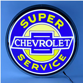 Neonetics Super Chevrolet Service 15" Backlit LED Lighted Sign - 7CHEVS