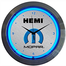 Neonetics Mopar HEMI Neon Clock