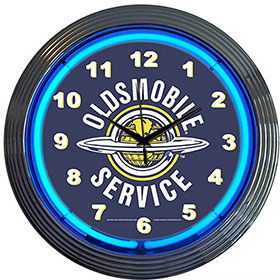 Neonetics GM Oldsmobile Service Neon Clock (Chevy)
