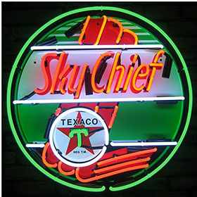 Neonetics Texaco Sky Chief Neon Sign