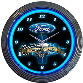 Neonetics Powered By Ford Neon Clock