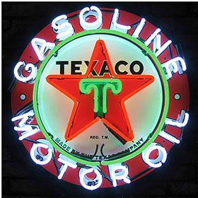 Neonetics Texaco Gasoline Neon Sign