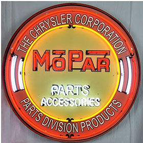 Neonetics MOPAR 36" Neon Sign in Metal Can - 9MPRCR