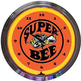 Neonetics SUPER BEE Neon Clock