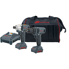 Ingersoll Rand 12V Cordless Impact Driver and Drill Driver Combo Kit - IQV12-203