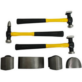 Wisdom 7-Piece Hammer and Dolly Set
