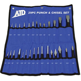 ATD Tools 29 Pc. Punch and Chisel Set