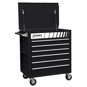Sunex Tools Full Drawer Professional Duty Service Cart - 8057