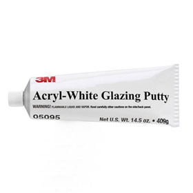 3M Acryl-White Glazing Putty - 05095