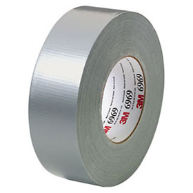 3M Duct Tape Silver, 48 mm x 54.8 m 10.5 mil Bulk - 06969