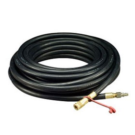 3M Supplied Air Hose W-9435-100, 100 ft, 3/8 in ID, Industrial Interchange Fittings, High Pressure - 07012