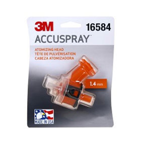 3M Accuspray Single Atomizing Head, 1.4mm, Orange - 16584