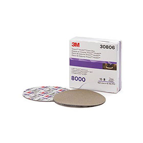 3M 6" Trizact Hookit Foam Disc, 8000G - 30806