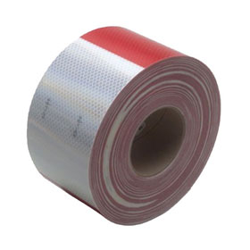 3M Diamond Grade Conspicuity Marking Red/White Roll 983-32, 2in x 50yd - 67636