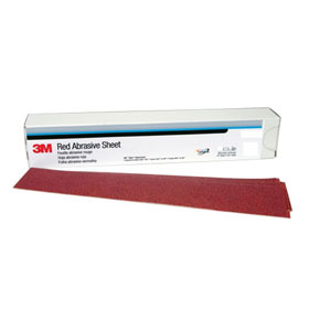 3M Red Abrasive Stikit Sheets