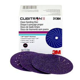 3M Cubitron II Clean Sanding Hookit Disc, 3 inch, 180+ grade - 31364