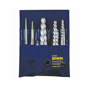 Irwin 5 Pc. Spiral Flute Screw Extractor Set - 53535