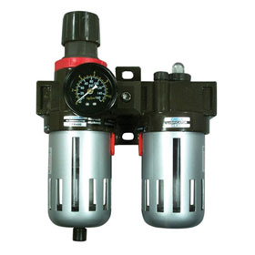 Astro Pneumatic 3/8" Filter, Regulator & Lubricator with Gauge - 2616