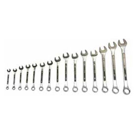 ATD Tools 15 Pc. 12 Point Metric Raised Panel Combination Wrench Set - 1115