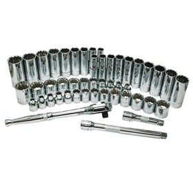 ATD Tools 47 Pc. 3/8" Drive 12-Point SAE and Metric Pro Socket Set - 1247