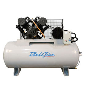 BelAire Iron Series 10HP 120-Gallon Electric Two-Stage Three Phase Horizontal Compressor - 6312H