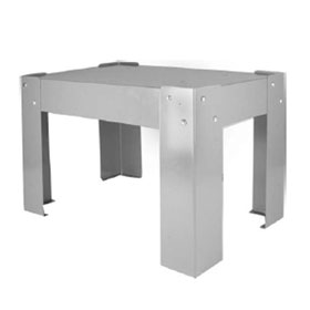 Disco Automotive 15" Cabinet Stand Base (for 80320 Sliders), Gray Finish - 80354
