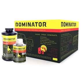 USC Dominator EZ-Spray Urethane Bed and Body Liner Kit, Black - 2000-2