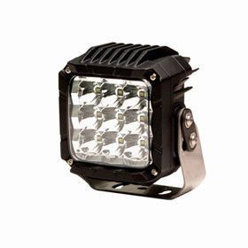 ECCO 9 LED Square Spot Beam Worklamp, 12-24 VDC - EW2310