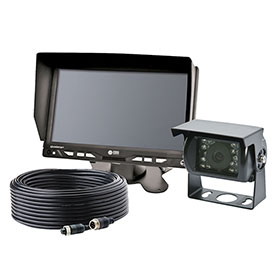 ECCO Camera Kit: Gemineye, 7.0" LCD Color System, 4 Pin, Expandable, 12-24VDC - K7000B