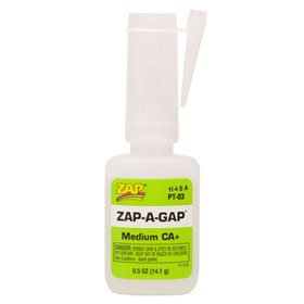 Equalizer® Zap-A-Gap Super Fast Setting Plastic Glue, 0.5 Fl. oz. - AA1003