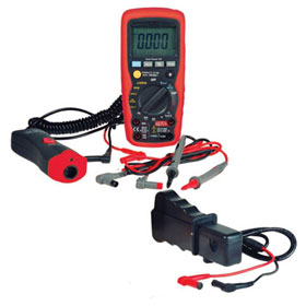 ES Premium Digital Multimeter w/ Thermometer Adapter - 597IR