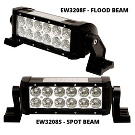 ECCO 8" 12-LED Utility Bar, Double Row, 12-24VDC