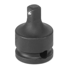 Grey Pneumatic 3/8" Female x 1/2" Male Adapter with Friction Ball - GRY-1138A