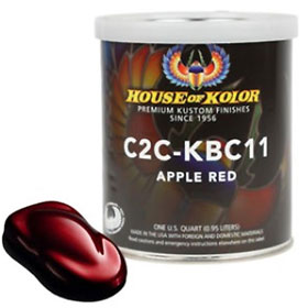 House of Kolor Apple Red Kandy Basecoat Quart - C2C-KBC11Q