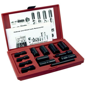 Ken-Tool 13 Pc. Wheel Cover & Wheel-Lock Removal Kit - 30171