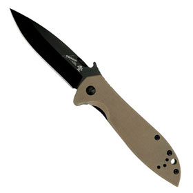 Kershaw CQC-4K Knife, Coyote - 6054BRNBLK