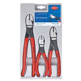 Knipex 3 Piece High Leverage Diagonal Cutters Set - KNT-002005US
