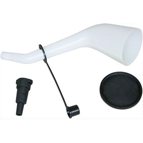Lisle Offset Funnel with Spout Cap and Lid - 18232