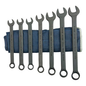 Martin 7 Pc. Combination Wrench Set, Industrial Black, Metric - CB7KM