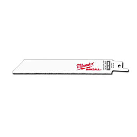 Milwaukee  6" 18 TPI Thin Kerf SAWZALL® Blades (50 Pk) - 48-01-6184