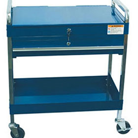 Sunex Tools Service Cart with Locking Top and Drawer, Blue - 8013ABL