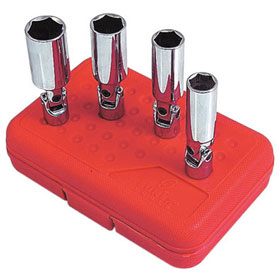 Sunex Tools 3/8" Drive 4 Pc. Universal Spark Plug Socket Set - 8844