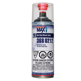 SprayMax 2K Hot Rod Black Satin - 3680212