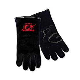 Steiner Welding Gloves, B-Series, Side Split Cowhide, Foam Lined, Lg - 2600B-L