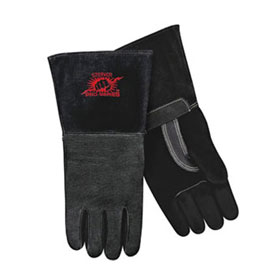 Steiner MIG Gloves Black SPS Pigskin Palm, Foam Lined Back