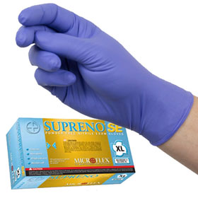 Microflex Supreno SE Powder Free Nitrile Gloves, 100/BX