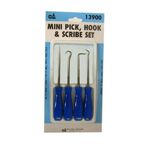 Tool Aid Mini Pick, Hook and Scribe Set - 13900