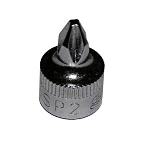 VIM Tools Stubby Philips Driver P2 Tip 1/4" Square Dr - SP2